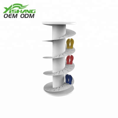 For wholesales floor standing tyle shoe display racks in stores for sale