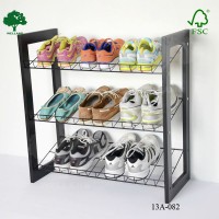 Manufacturer wooden homemade shoe rack for living room