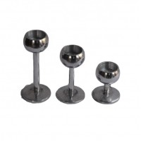 Mirror polished Candle Holder set of 3 pc t light candle holder Dinner Metal Candlestick Holder